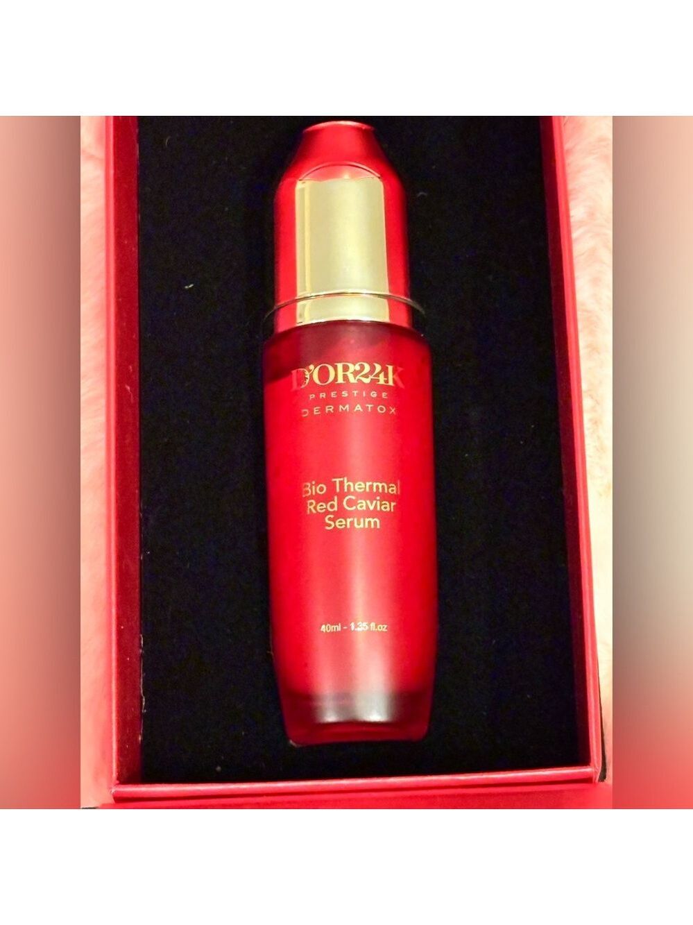 D'Or24k Skincare Bio Thermal Red Caviar Serum - $2000 MSRP - Picture 5 of 7